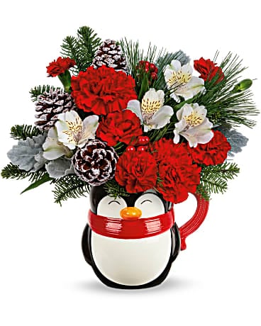 Teleflora's Send A Hug® Snowy Smiles Bouquet Bouquet