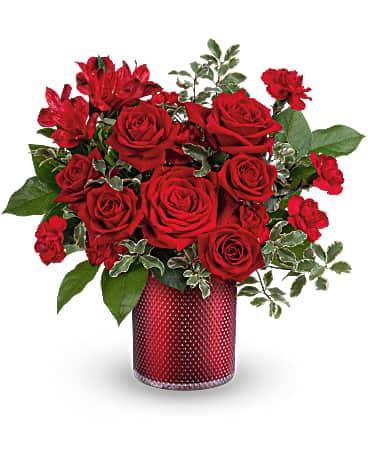 Teleflora's Radiant Crimson Bouquet Bouquet