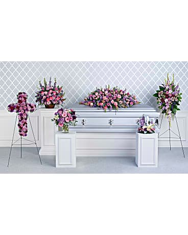Teleflora's Lavender Tribute Collection Sympathy Arrangement
